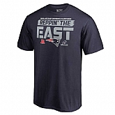 Men's Patriots Navy 2018 NFL Playoffs Reppin' The East T-Shirt,baseball caps,new era cap wholesale,wholesale hats